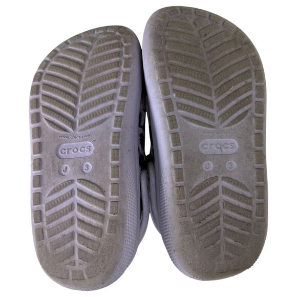 CROCS Cutie Crush Leopard Platform Clogs Youth Kids Size 3 - Picture 5 of 7